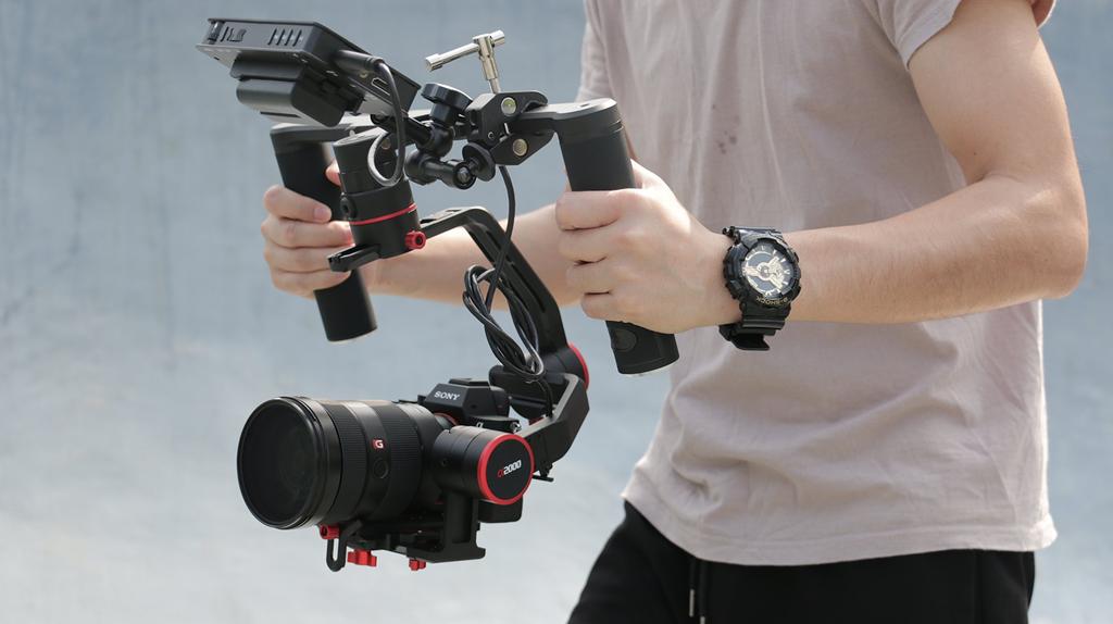 GVB Gear Feiyu A2000 Dual-Handle-System Halterungssystem für Feiyu A2000 Gimbal - Zweihand