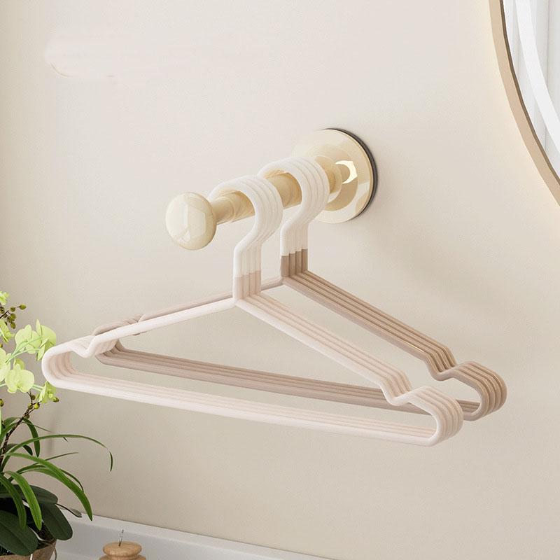 No Drill Suction Cup Hanger Storage Rack Retractable Adjustable Durable Space-Saver For Home Office Organization