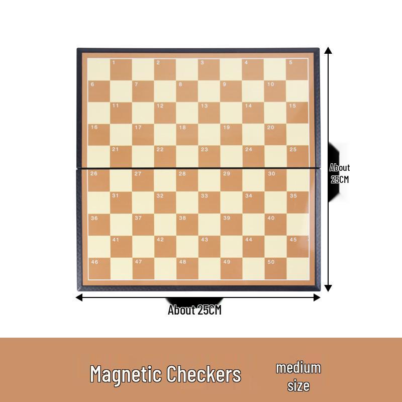 Magnetic Travel Games Set: Ludo, Gomoku, Land Battle Chess, Animal Chess, Checkers, Chinese Chess, International Chess, Military Chess