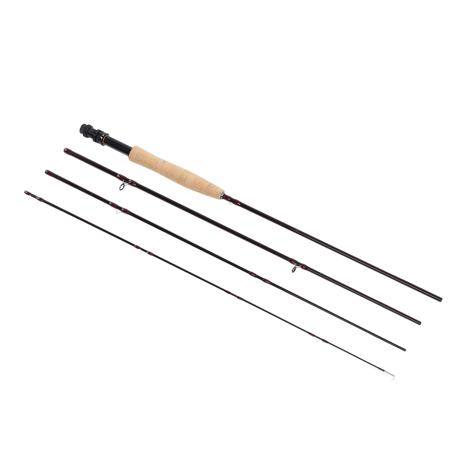 

Нахлыстовое удилище 4 секции карбоновое телескопическое удилище с сумкой для хранения для рыбалки на открытом воздухе