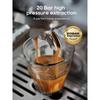 HiBREW H10A Semi Automatic Espresso Machine | 20Bar Pressure | Temperature Adjustable | 58mm Portafilter | Cold & Hot Coffee Maker | Metal Case