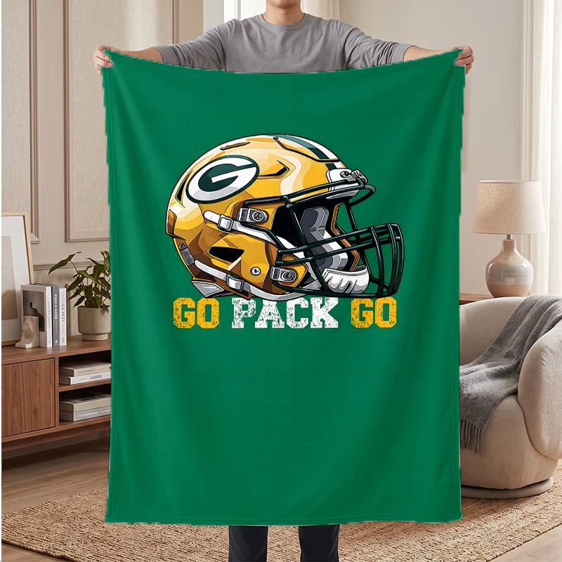 Coperte in Flanella Morbida e Calda Green Bay Packers Coperta Confortevole per Decorazione della Casa e Regalo