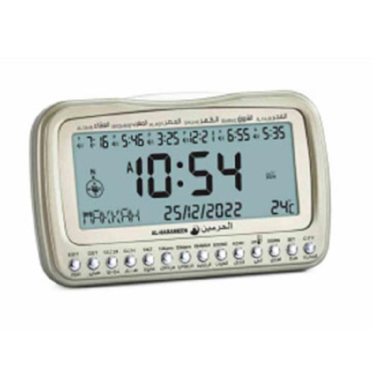 Desk Clcok Islamic Azan Athan Muslim Prayer Alarm Adhan Table Clock Temp Display