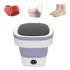 Portable   Washing Machine Small Clothes Foldable Laundry Machine with 3 Cleaning Modes for Hotel Home Apartment
