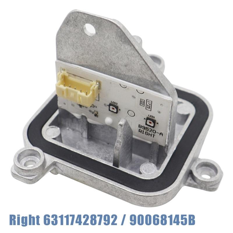 2Pcs Right Side For-BMW X1 F48 2017- LED DRL Headlight Daytime Running Light Control Module 63117428792