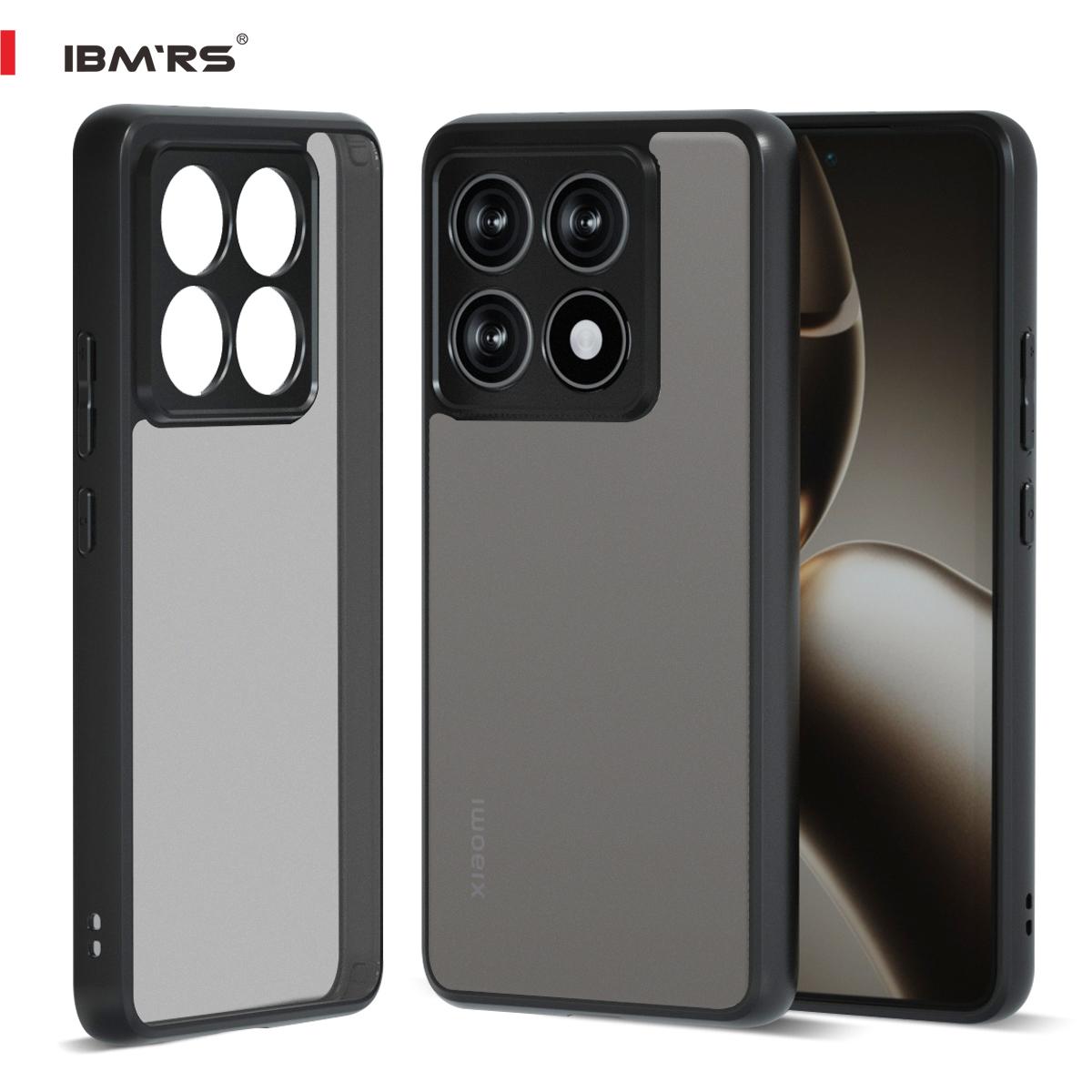 

(В комплекте ремешок на запястье)Чехол для телефона IMBRS для Xiaomi 14T, полупрозрачный матовый тонкий ударопрочный защитный чехол против отпечатков пальцев - черный камуфляж matte black матовый черный