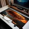 1PC Custom Name Basketball Fire Hoop Artwork Mouse pad, keyboard and mouse desk pad, for computer notebook  Birthday Gift For Any Room Or Office