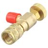 For R410A Air Conditioning Charging Hose R32 Control Valve 1/4 \'\' - 5/16 \'\' Flow Control Valve Air Conditioner Part