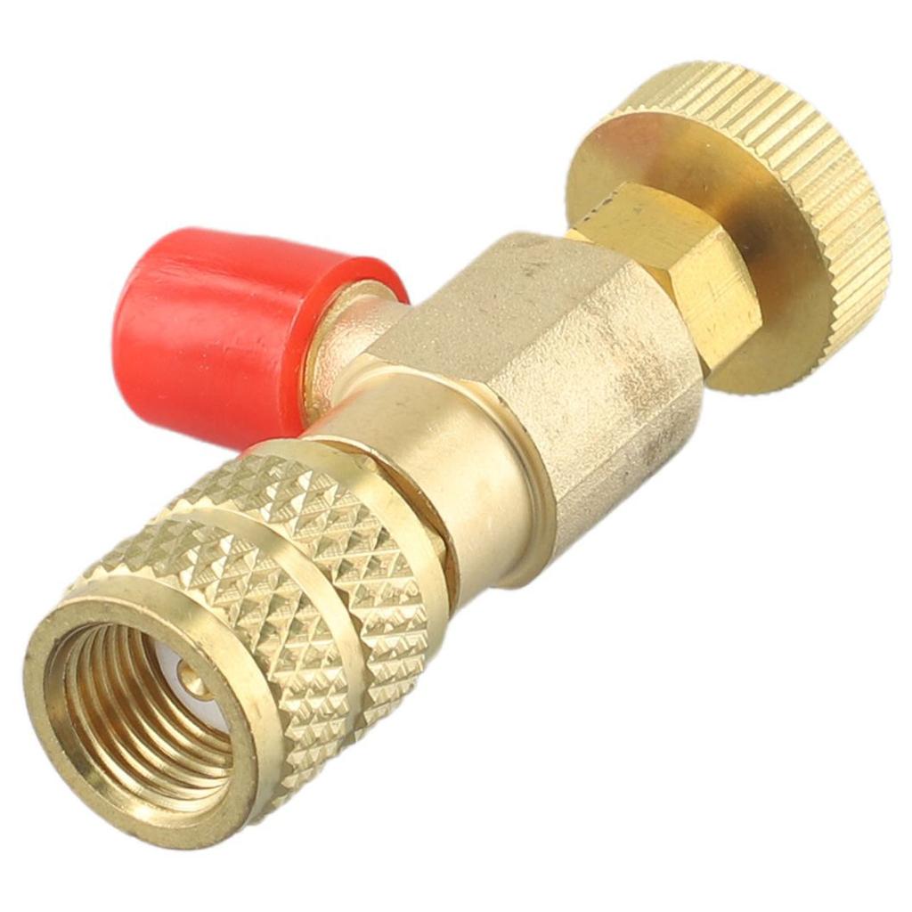 For R410A Air Conditioning Charging Hose R32 Control Valve 1/4 \'\' - 5/16 \'\' Flow Control Valve Air Conditioner Part