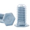 Iron-Plated Blue & White Zinc Hexagonal Self-Clinching Screws/Bolts M3/M4/M5