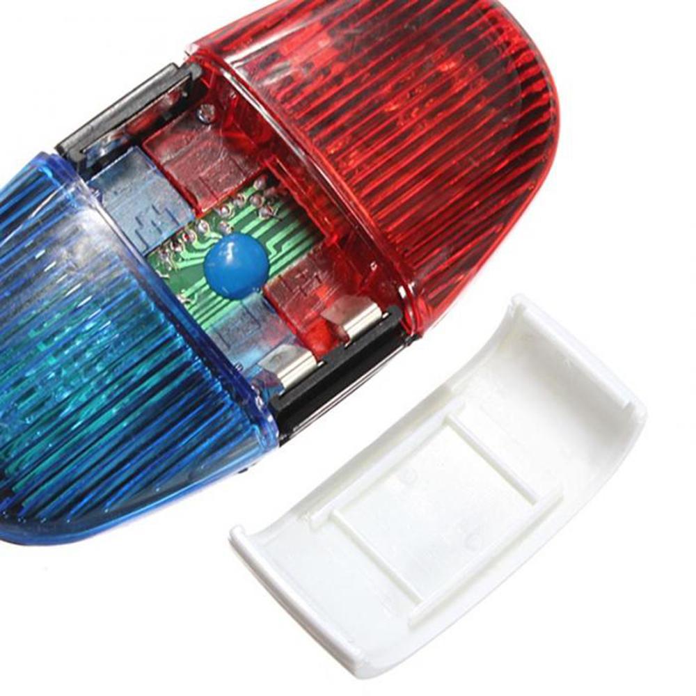 Campanello Elettrico Lampeggiante a LED per Bici Trombe per Bicicletta con Luce di Avvertimento 4 Modalità Suono Sirena Campanelli per Bici Quotidiani Impermeabili per Bambini.