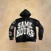 2025 European & American Trendy Letter Embroidery Hooded Sweatshirt for Autumn/Winter