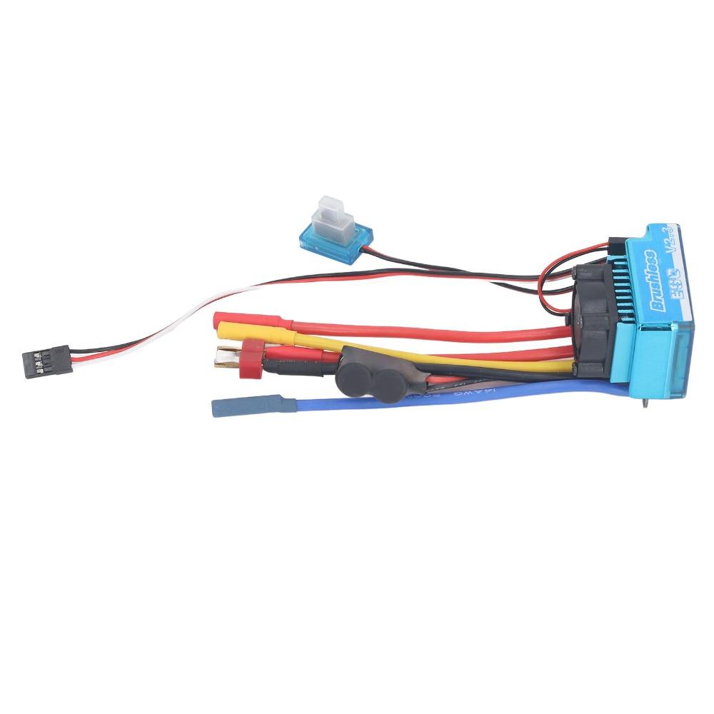 80A Brushless ESC Aluminum Alloy Electronic Speed Controller RC Car Brushless ESC For RC Car