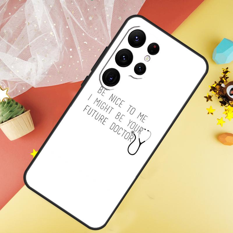 Doctor Nurse Medical Medicine Phone Case For Samsung Galaxy S25 S26 Ultra S21 S20 S22 S23 Ultra S10 Plus S24 FE Cover Coque