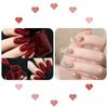 2026 New Year Red Super Sparkle Waterproof Nail Polish with Crushed Diamonds - Luxurious Whitening Formula