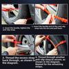 10/20Pcs Universal Car Wheels Chain Double Grooves Car Tire Strap Cable Ties  Emergency
