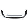 YOFER Style Front Bumper Spoiler Lip + Lower Fog Light Side Vent Splitter Corner Cover For Honda Civic 11th All Models 2022-2024