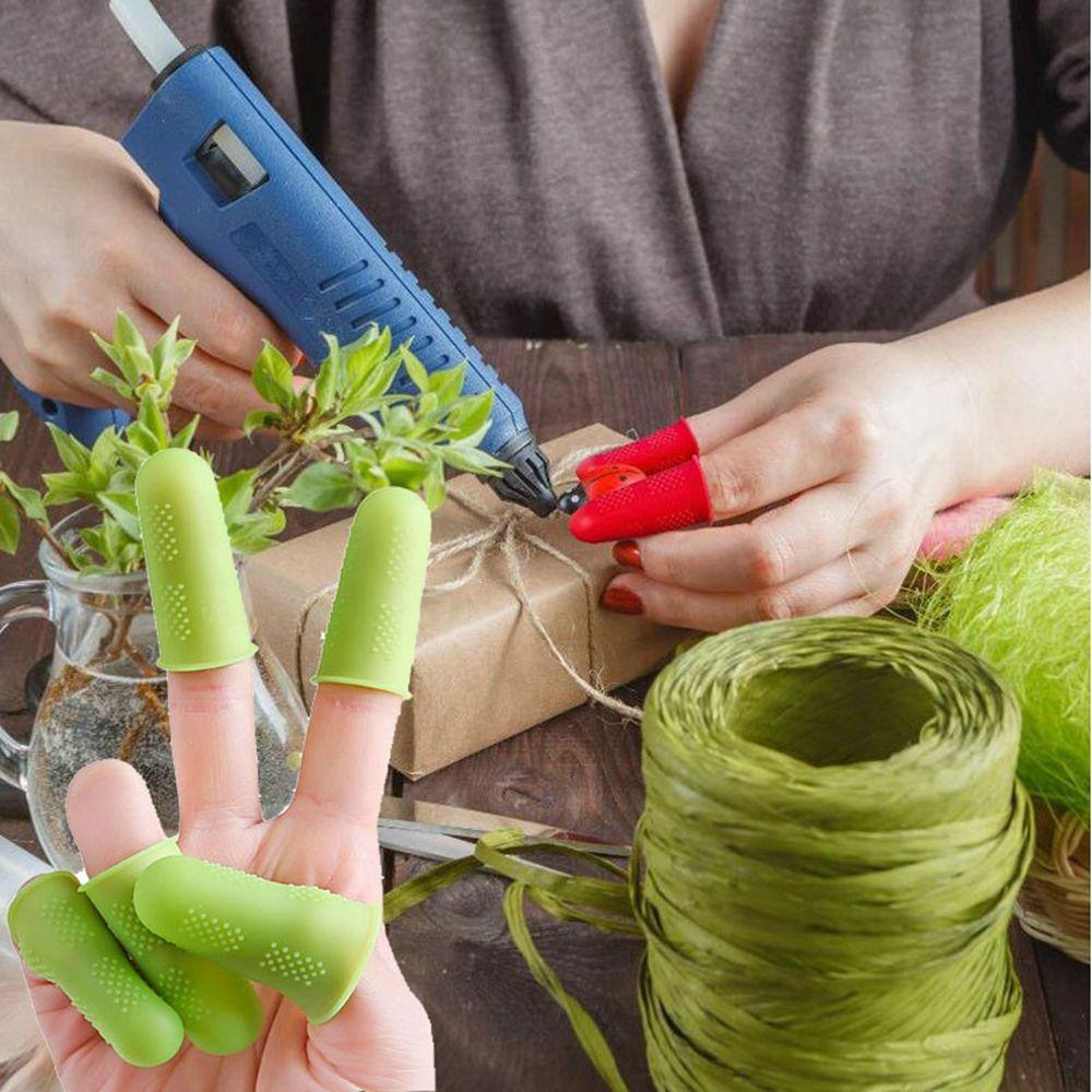 Anti-slip Silicone Heat Resistant High Temperature Resistant Anti-cut Fingers Cover Kitchen Tools Finger Protector Finger Caps