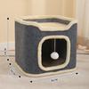 Oujiewang Winter Warm Multi-layer Cat Bed & Scratching Post