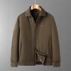 Men's Plus Size 2025 Winter Loose Fit Warm Down Business Casual Coat
