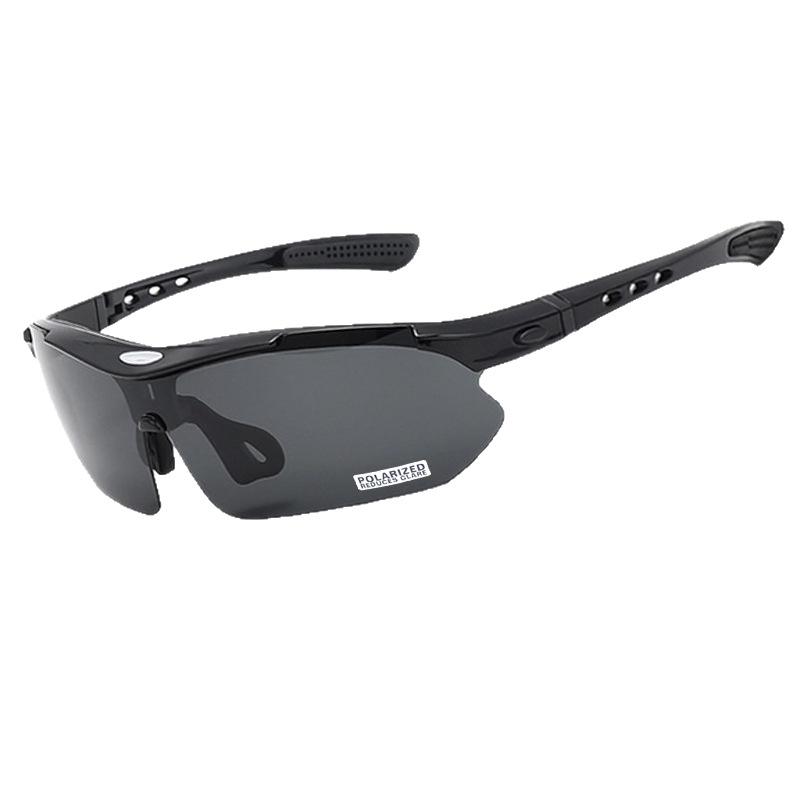Unisex Polarized Cycling Glasses, UV400 Photochromic Sports Sunglasses, Wind- and Dust-Resistant Mountain Bike Goggles