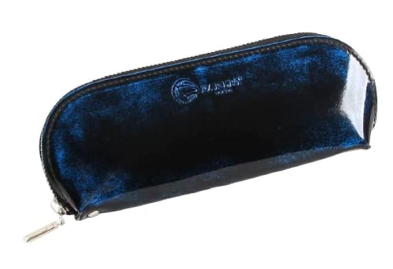 

Pencil pencil glasses case pen classic leather glasses royal blue [parley] case, case, leather, & case, case, parley, stylish, (PC-18)