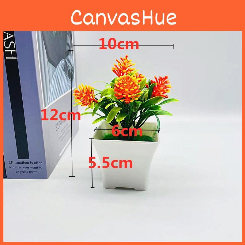 Potted Simulation Orchid Plastic Flower Furniture Living Room Ornaments Car