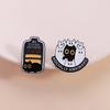 Cute Cat Collection Enamel Pins Cartoon Turbo Granny Cat Anime Character Kitten Doctor Animal Brooches Lapel Badge Jewelry Gifts