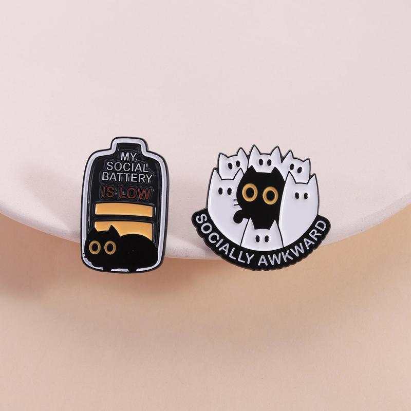 Cute Cat Collection Enamel Pins Cartoon Turbo Granny Cat Anime Character Kitten Doctor Animal Brooches Lapel Badge Jewelry Gifts