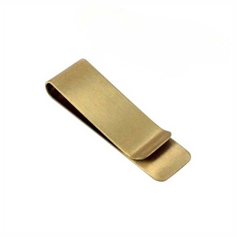 5pcs High Quality Brass Money Clip Cash Clamp Holder Portable Money Clip Wallet Purse for Pocket Metal Money Holder