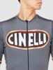 Gruppo Ana Cycling Size 4 504CNJRB5 Men's Benaroya-Eyes Jersey, U, Gray, Large,