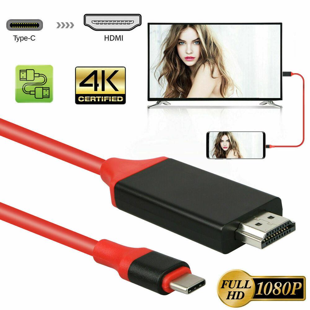 1080P HDMI Cable Phone to TV HDTV AV Adapter Universal For Android /iphone Type