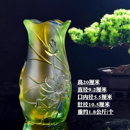 

сделать подношения Будде Ваза-лотос Стеклянная ваза Цветочная ваза Процветания и Благородства Бамбуковая ваза-лотос для Будды