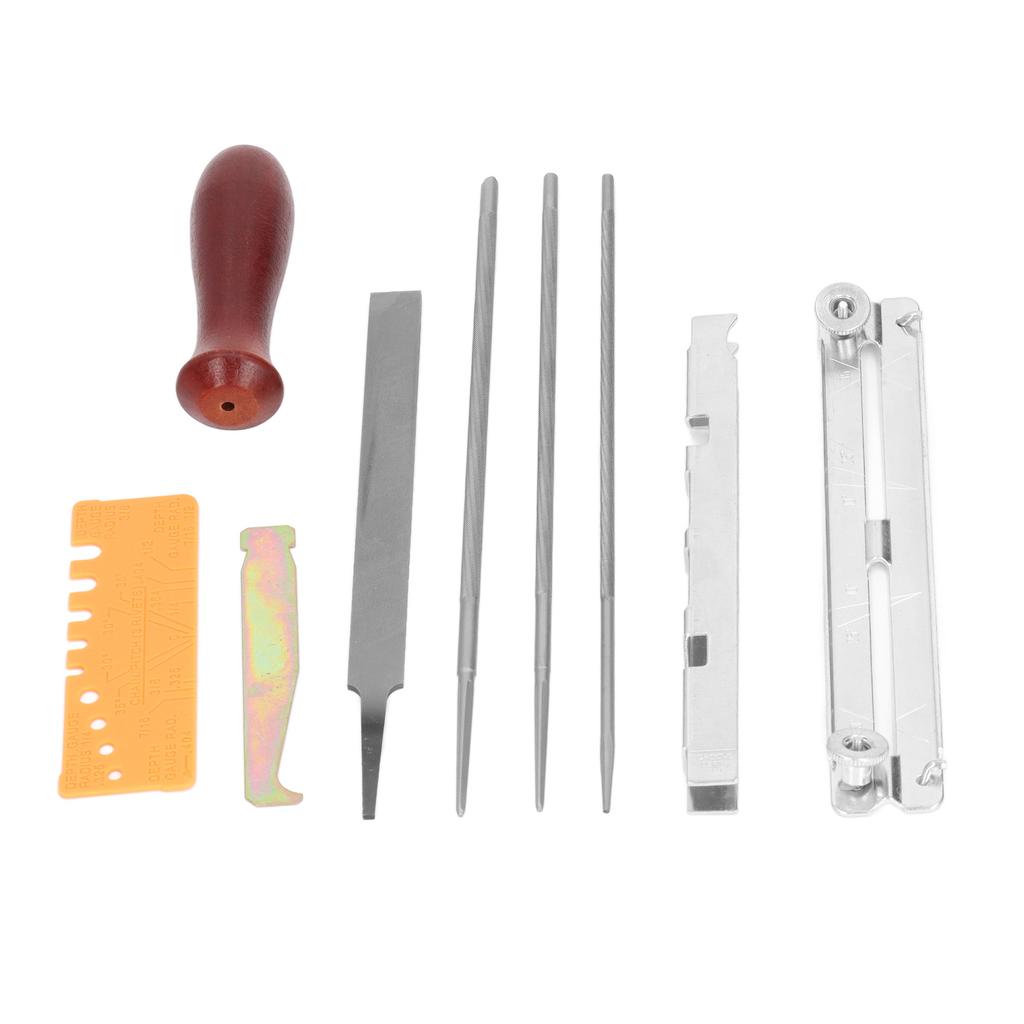 10Pcs Chainsaw Sharpener File Kit Chainsaw Chains Accessory for Garden Workshop Craft Projects
