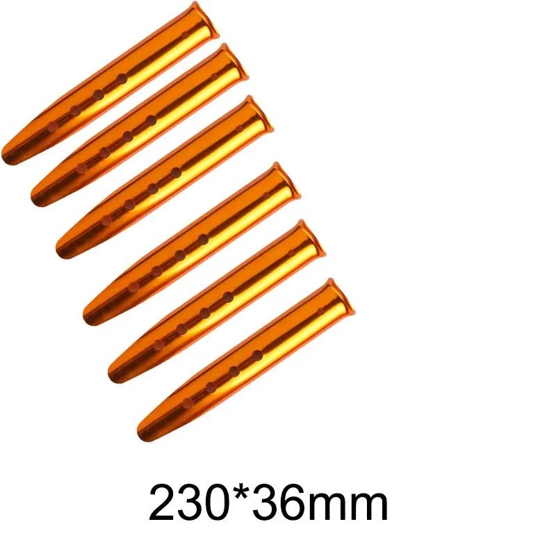 6pcs Outdoor Beach U-Shape Tent Stakes Camping Tent Pegs Tools for Camping Hiking Beach Snow Sand Ground Tarp Accessories