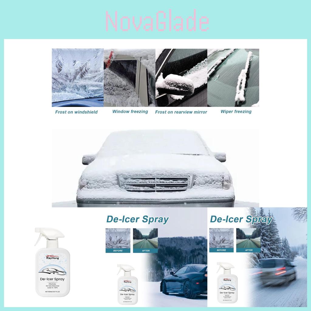Rayhong Car Window Defroster Multi-purpose Frost Prevention And Snow Melting Solution 150ml