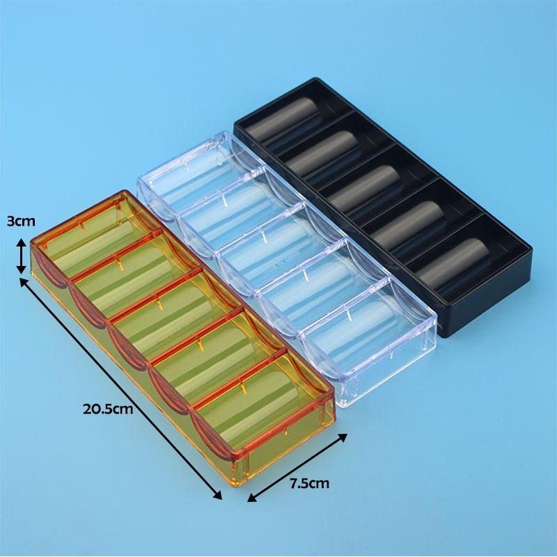 25Pcs 43Mm Ceramic Poker Chips Coin Chess Room Chip Board Game Poker Club Exclusive Texas Hold'Em Chip Storage Box Table Games