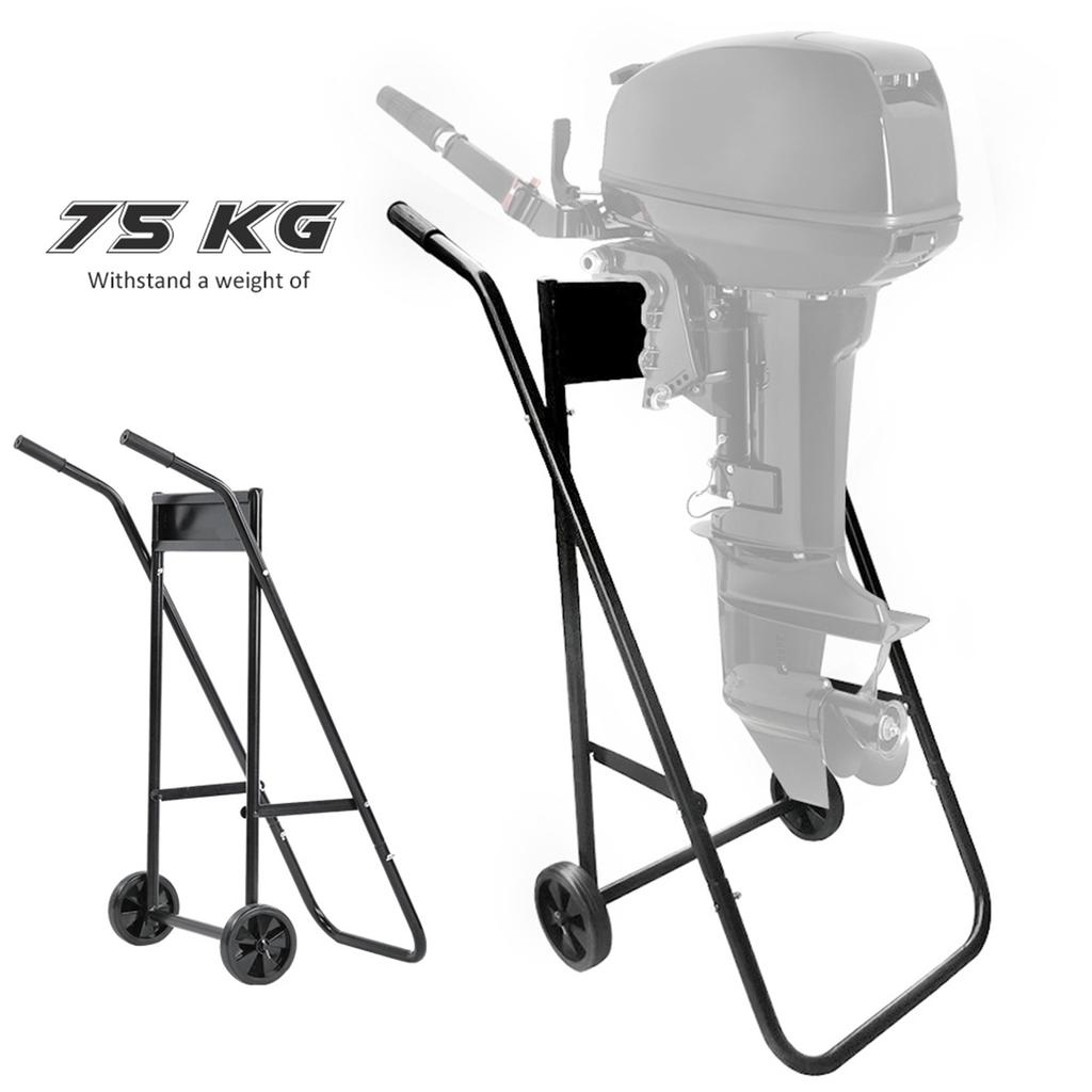 Carro Plegable de Tubo de Acero para Motor de Barco Fueraborda, Soporte Marino, Hélice, Estante Portátil