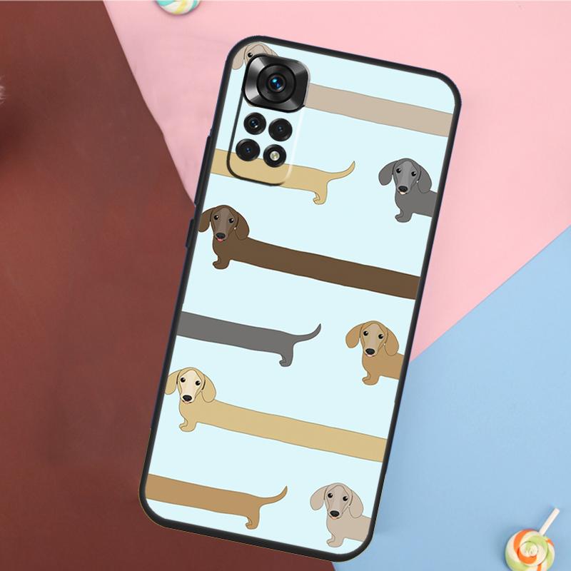 Dachshund Dog Case For Redmi Note 12 Pro 8 9 10 11 Pro Note 9S 10S 11S 8T Redmi 10 12C 9C 10A 10C Cover