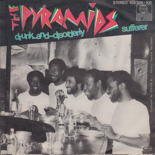

7-дюймовая пластинка PYRAMIDS Drunk And Disorderly 103226 Ariola 1981 Ямайка Регги Ска Даб Б/У