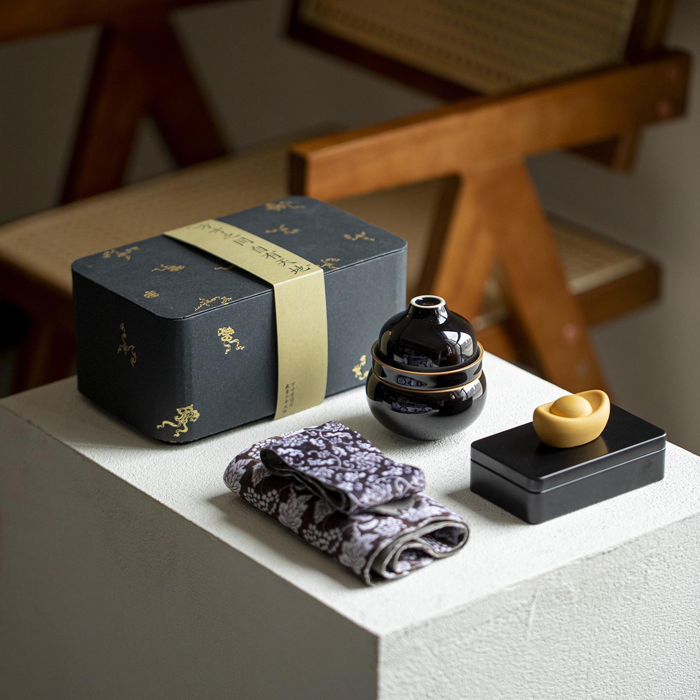 Cultural And Creative Gourd Tea Set Complete Set Antique Tea Ceremony Set Tea Brewing Teapot And Tea Cup Set Teaset Decoration