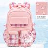 Schoolbag New Elementary School Bag Children's Bag for Grades 1-1 Ultra Light Burden Reduction Girls Bow Princess Backpack Large Capacity