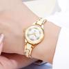 Round Dial Quartz Wristwatch Quartz Movement Fashion Watch Elegant Ceramic Watch  For Women