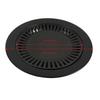 Iron BBQ Grill Pan Round Grill Rack Reusable Korean BBQ Grill Pan  Tourist Picnic Camping