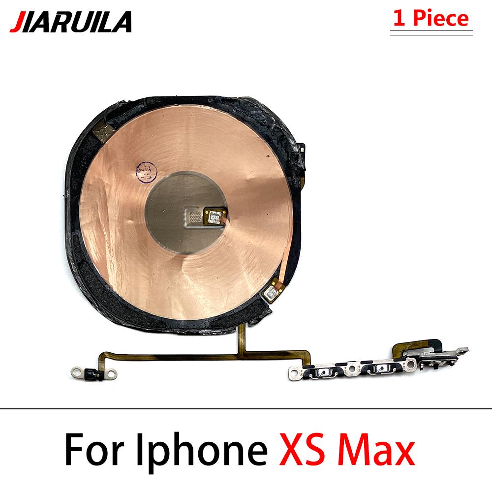 NEW For iPhone X XR XS MAX 11 Pro Max 8 Plus SE 1111 Wireless Charging Chip NFC Coil Charger Panel Sticker Volume Flex Cable