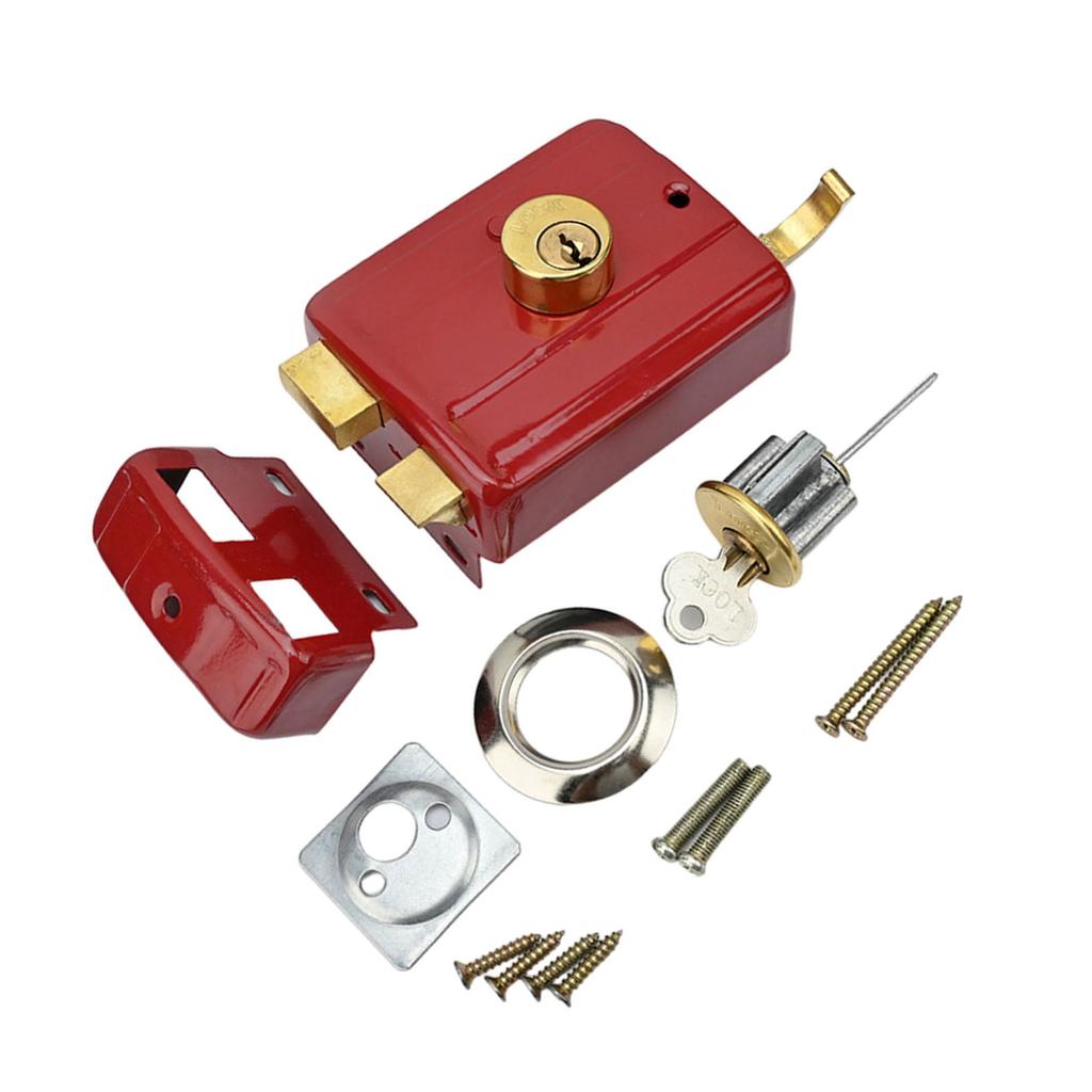 Old Fashioned Anti Theft Door Lock Stable Iron Door Lock Easy To Install Traditional Anti Theft Door Lock for Household