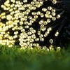 Solar-Powered Outdoor String Lights with Remote Control
