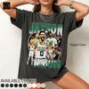 Retro Jayson Tatum Vintage Used Unisex Schwer Baumwolle 90er Grafik T-Shirt FD