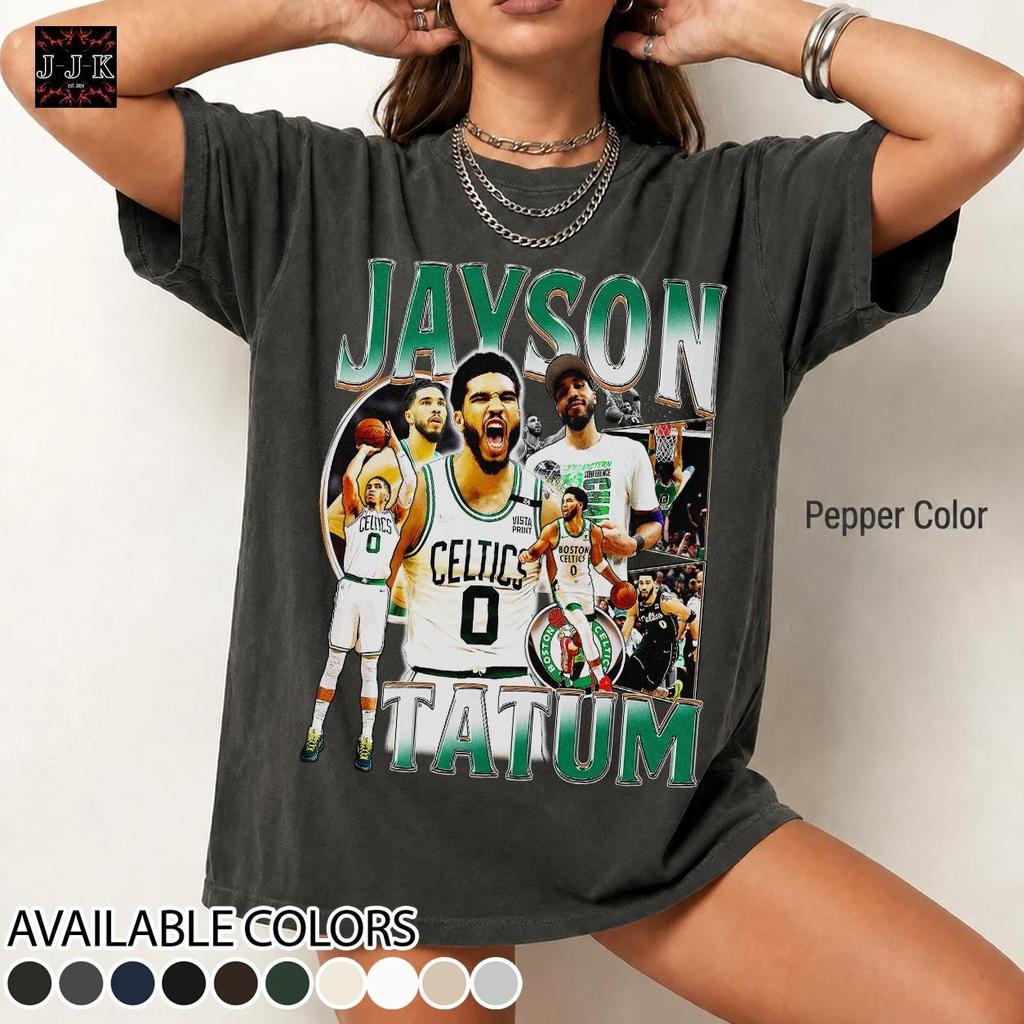 Retro Jayson Tatum Vintage Used Unisex Schwer Baumwolle 90er Grafik T-Shirt FD