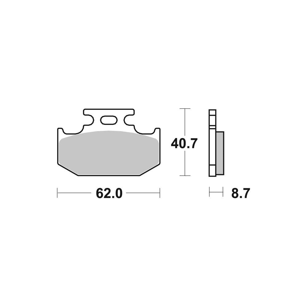 brembo SERIEORO 07KA12TT Brake Pad TT (SERIEORO)